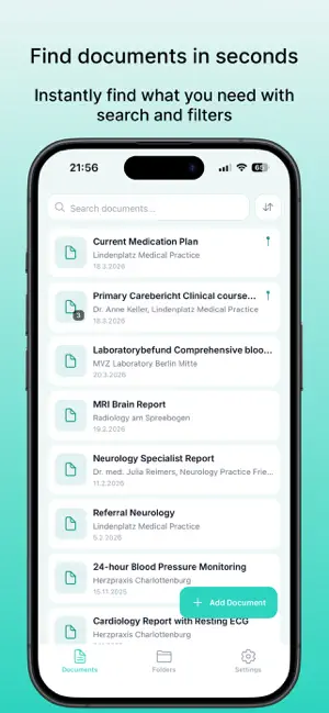 Health Documents screenshot 1