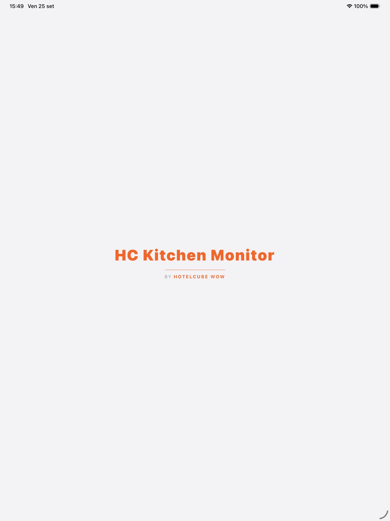 Screenshot 1 of HC Kitchen Monitor