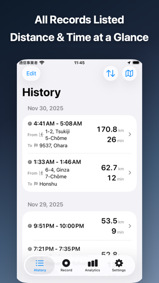 DriveTracker - Driving Log screenshot