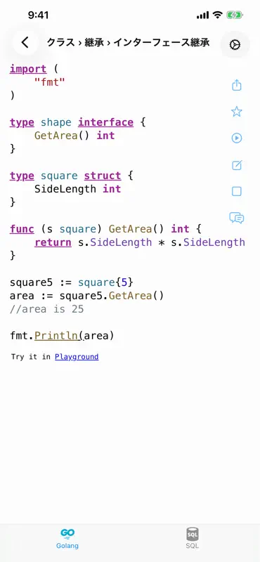 Golang Recipes Pro screenshot 6 of 10
