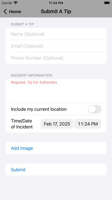 Union County Sheriff’s Office Screenshot