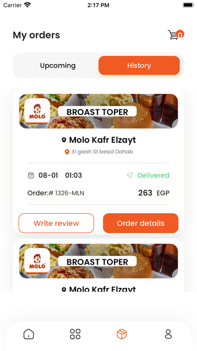 MOLO BROAST Screenshot