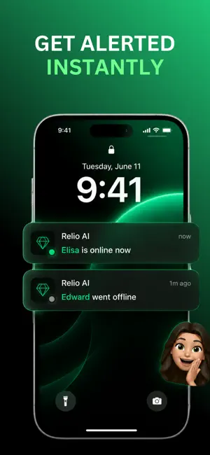 Relio AI: WA Online Tracker iPhone screenshot 2