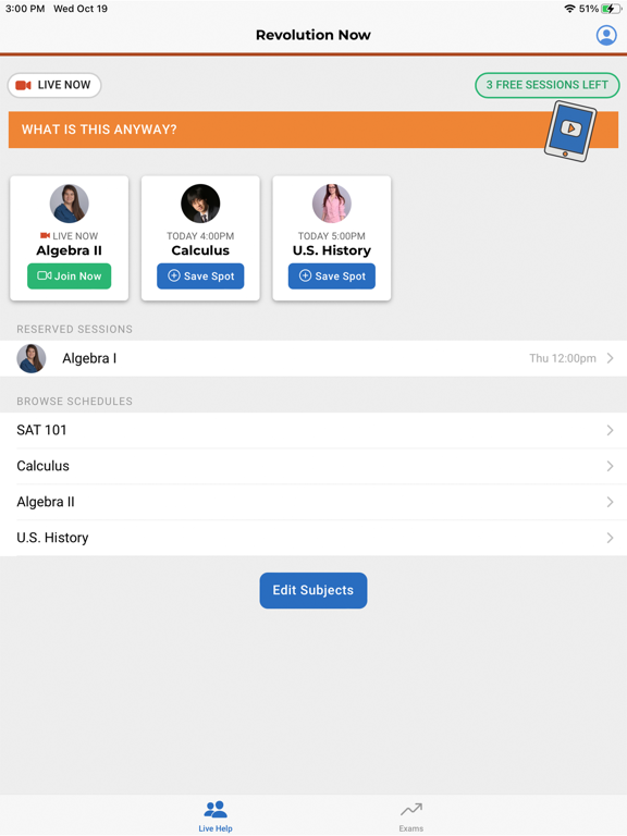 Revolution Prep iPad screenshot 2 - Education app