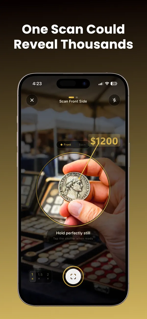 #1. Coin Scanner: Identify & Value (iOS) di: Abhi Shingala