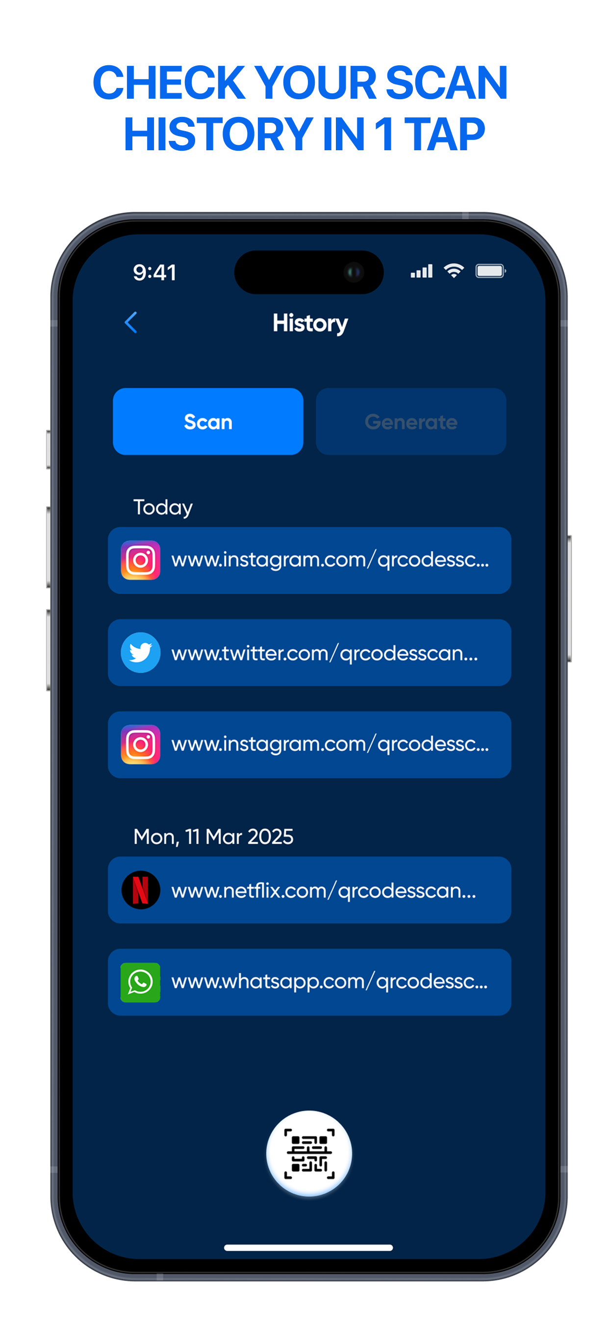 QR Code & Barcode : Scanner