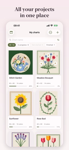 Stitch Garden: Cross Stitch screenshot 1