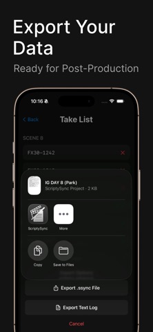 ScriptySync screenshot