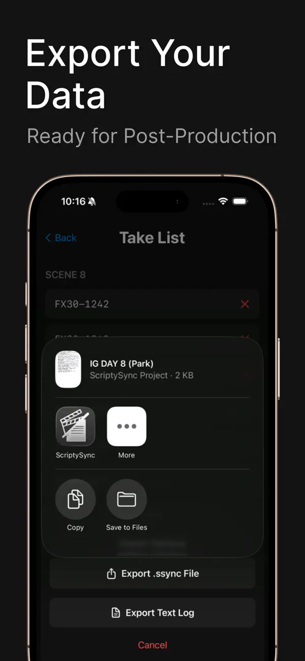 #5. ScriptySync (iOS) Ved: Lukas Leu