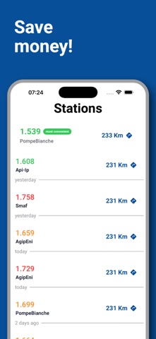 Sgasa - fuel prices Screenshot 4 of 7