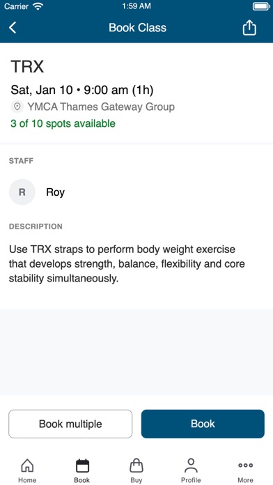 YMCA Romford screenshot