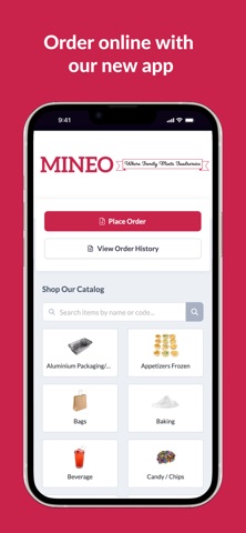 Mineo Wholesale iPhone screenshot