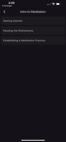 Inner Peace Meditation iPhone screenshot