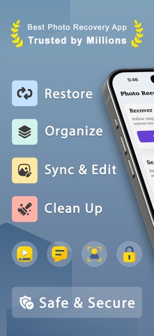 Photo Recovery - Secure Backup Screenshot 1 of 9