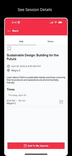 Twilio Events screenshot 3