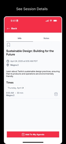 Twilio Events Screenshot 3 of 3