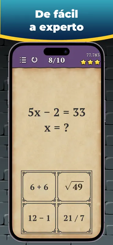 Rey de las Matemáticas EDU screenshot 5 of 7