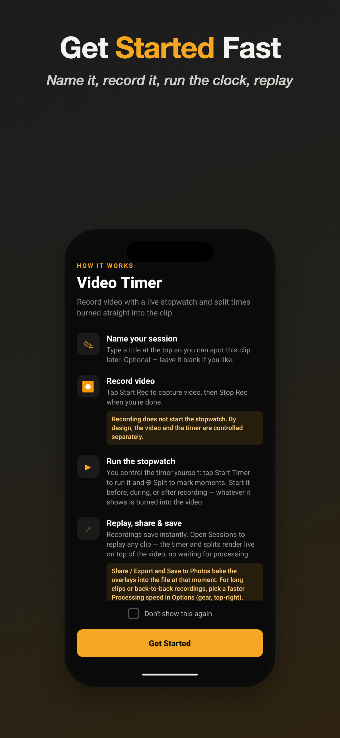Video Timer — Coach Stopwatch screenshot 5