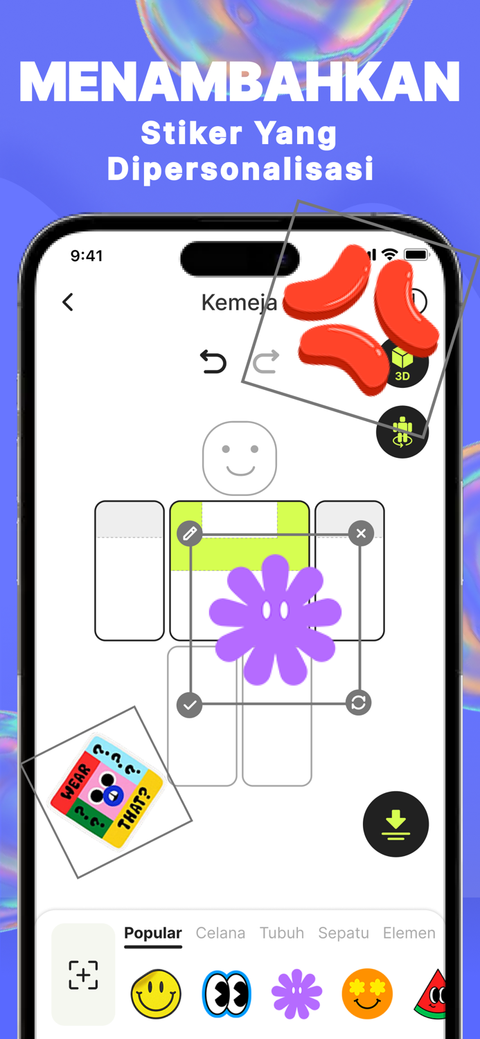 Sesuaikan Editor Pakaian Kulit