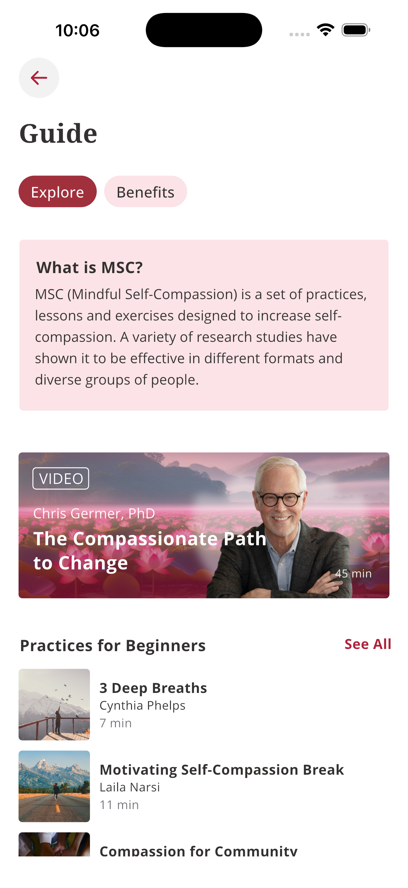 Practice Self-Compassion