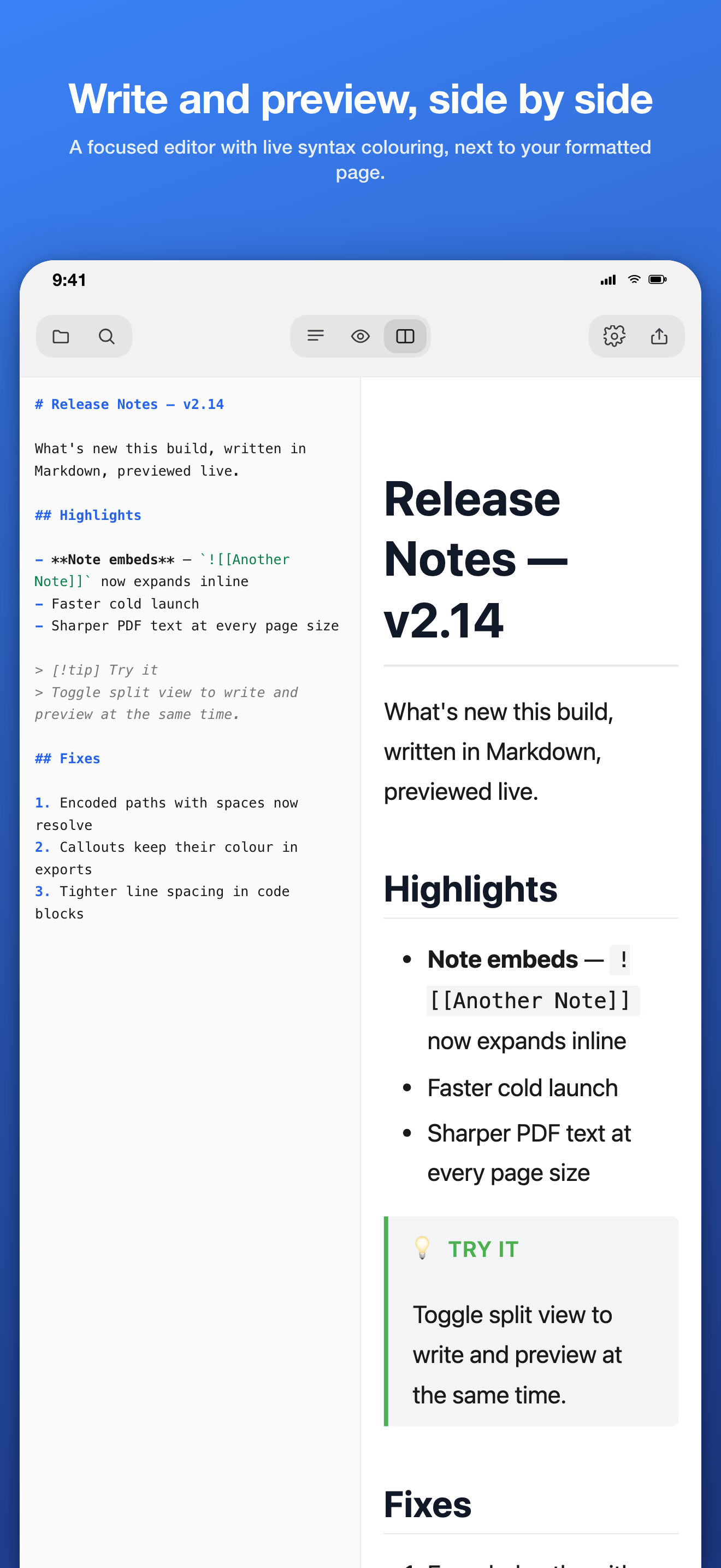 Markdown to PDF: Pro Editor screenshot 3