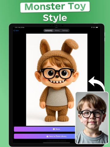 Cartoonify AI: My Cartoon Look iPad screenshot