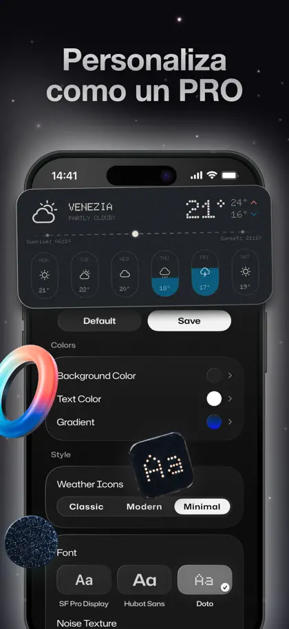 Screenshot 3 von 6 zu Weather Widget Magic