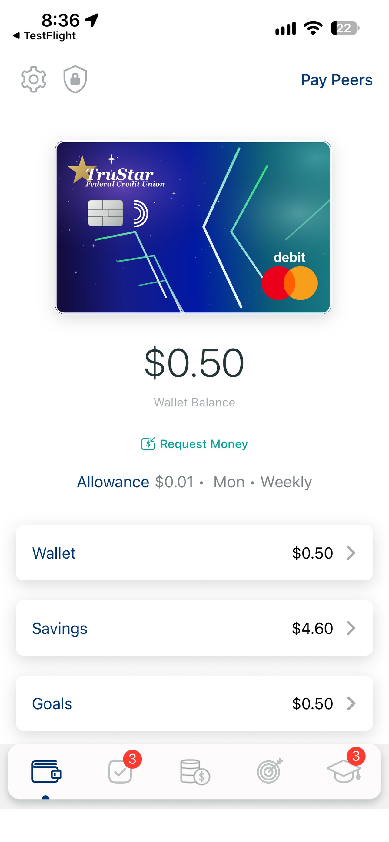 Screenshot 1 of TruStar Family Wallet