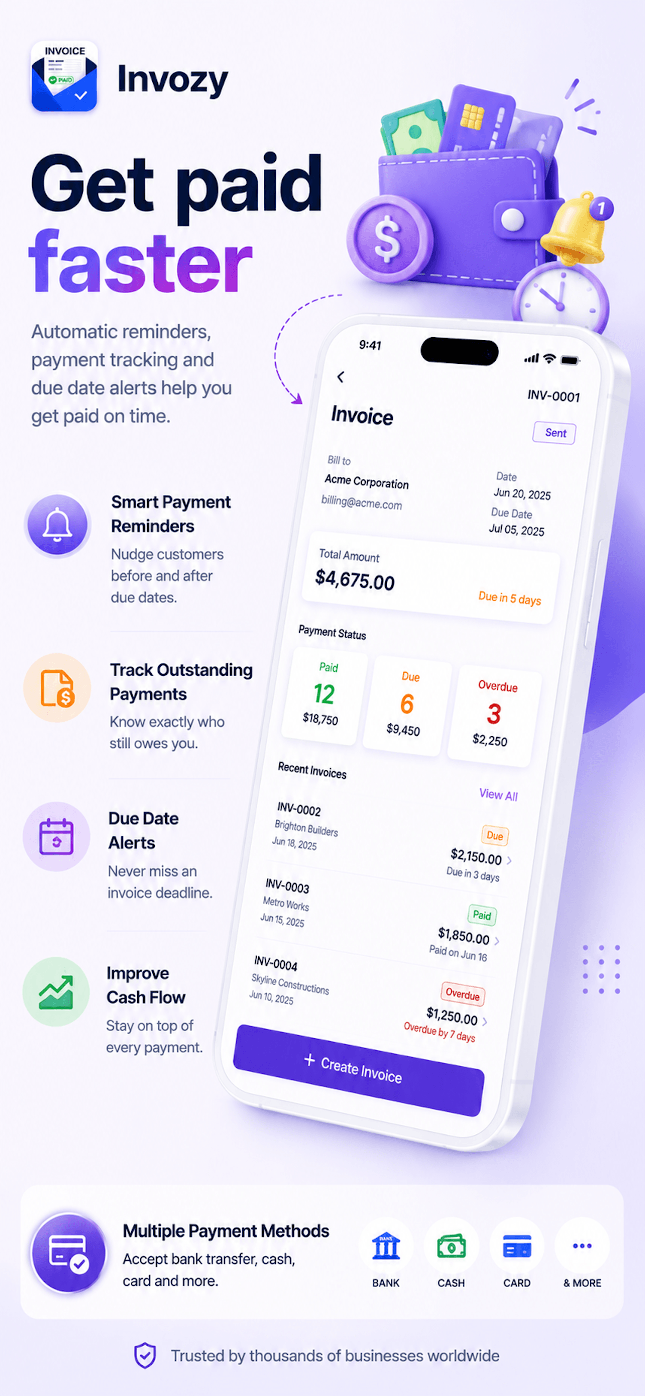 Invozy: Invoice Maker screenshot 4