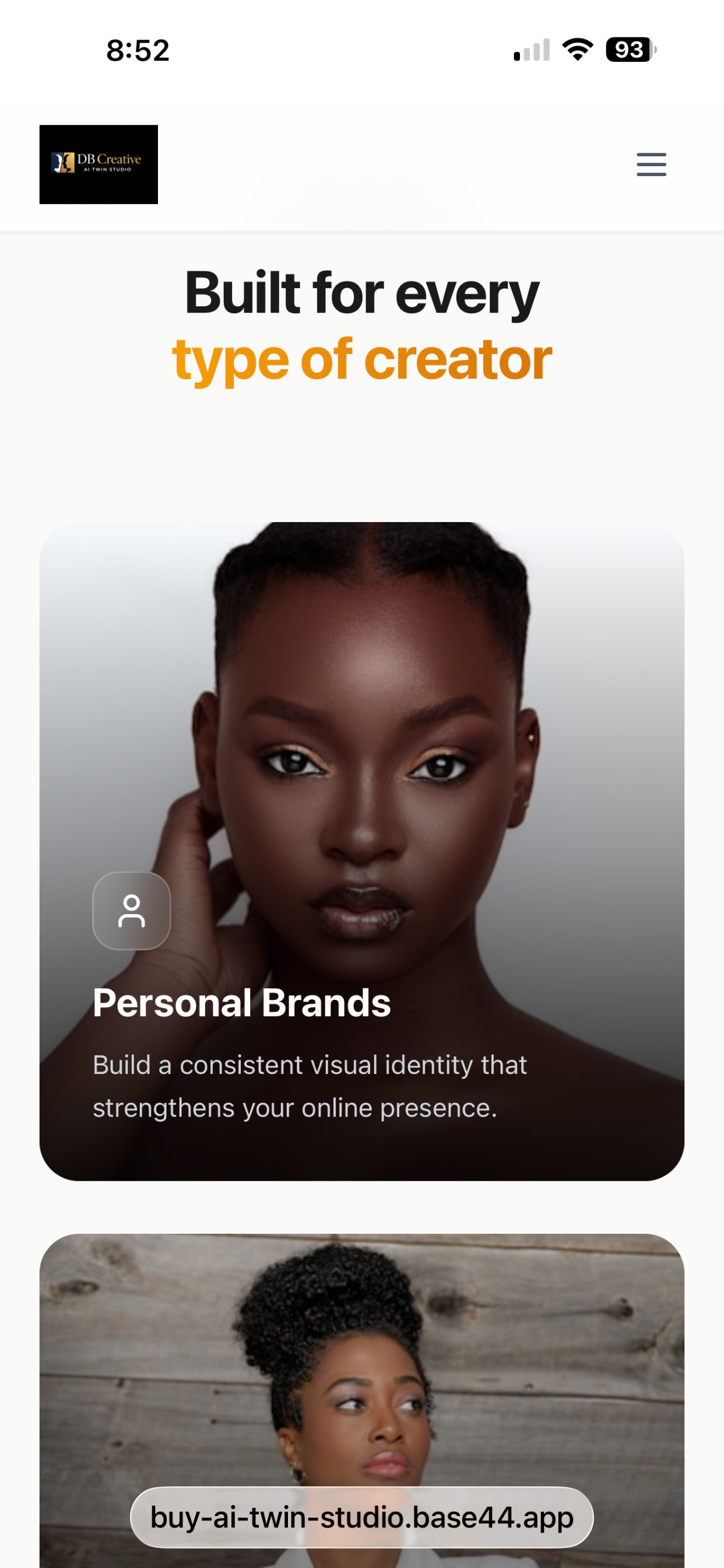 DB Creative AI Twin Studio screenshot 3