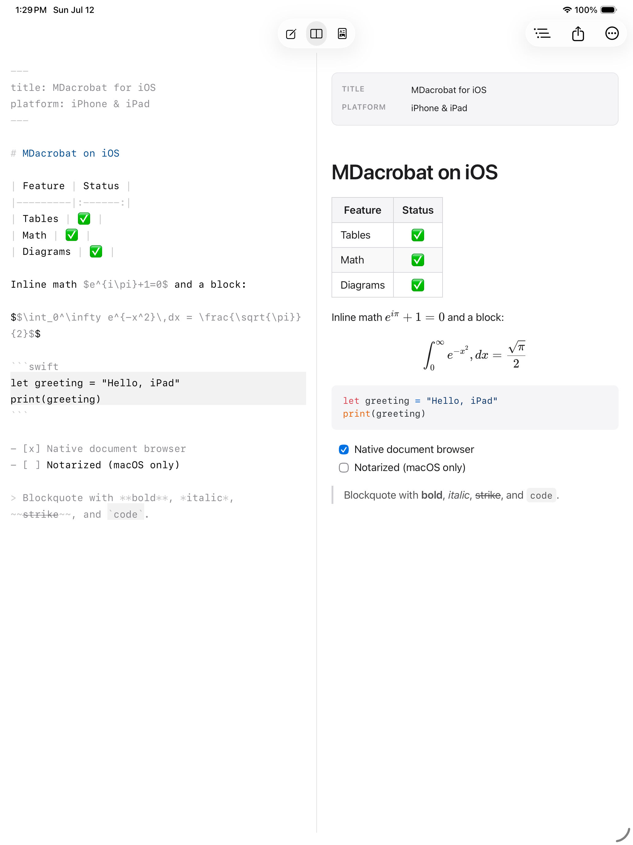 MDacrobat screenshot 3