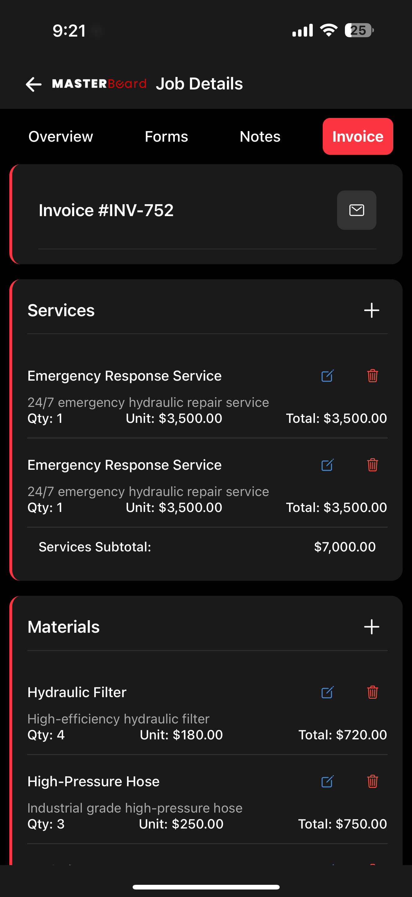 MasterBoard Mobile screenshot 3