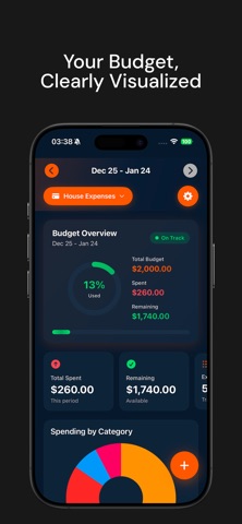 Jar: Budget tracker screenshot