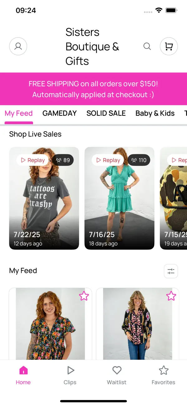 Screenshot #2 pour Sisters Boutique & Gifts