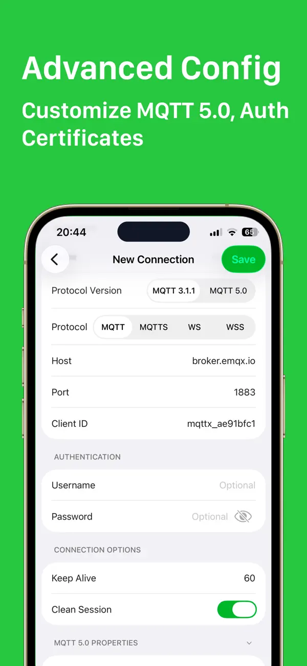 #3. MQTT Debug & Analyzer Client (iOS) De: 小玲 王