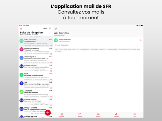 Screenshot #4 pour SFR Mail