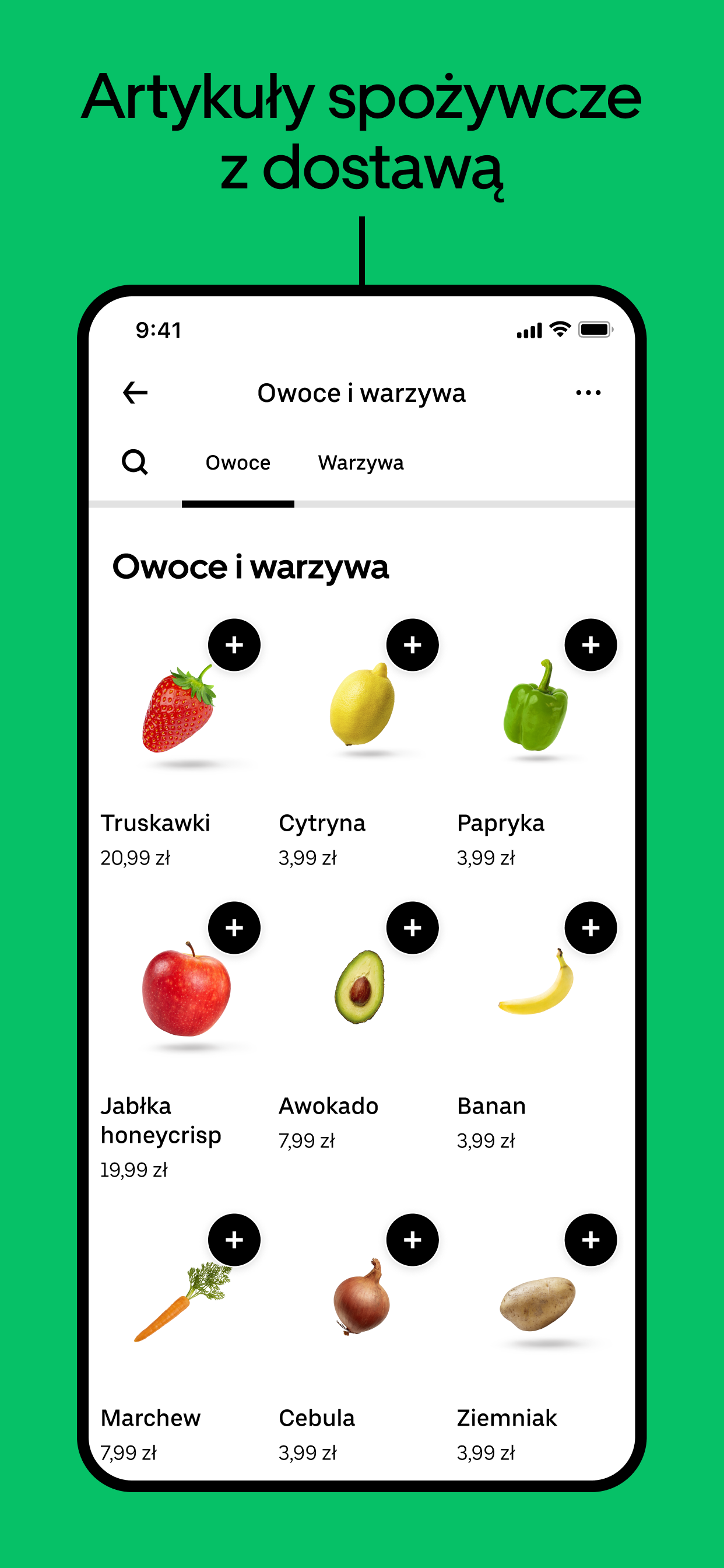 Uber Eats: dostawa jedzenia