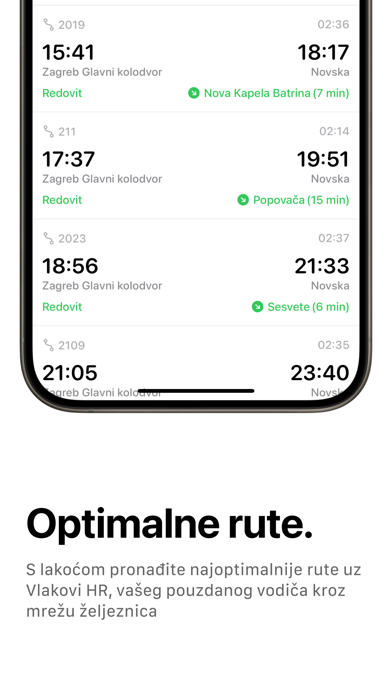 Vlakovi HR iPhone screenshot 4 - Travel app