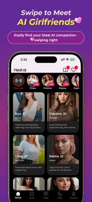 Heat - Ai Girlfriend & Ai Text screenshot 2