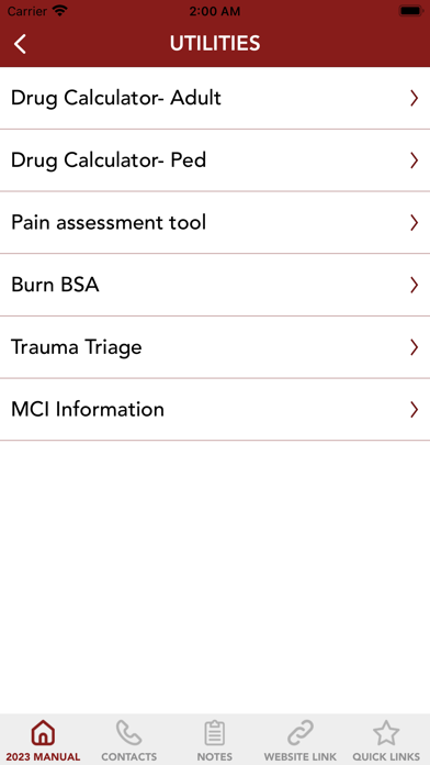 S-SV EMS Field Resource Guide Screenshot