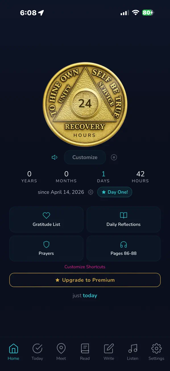 Screenshot #3 pour AA Just Today