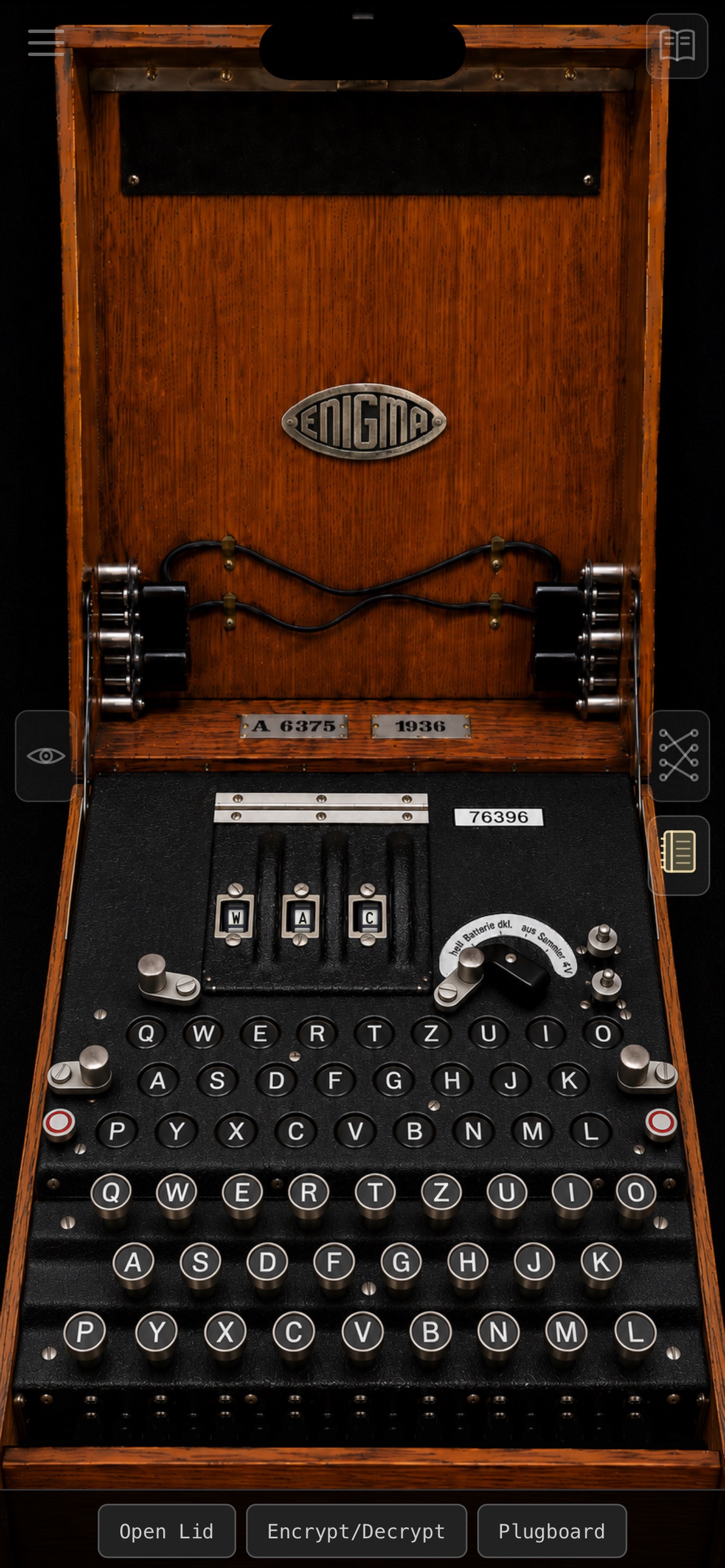 Screenshot 1 of Enigma Operator