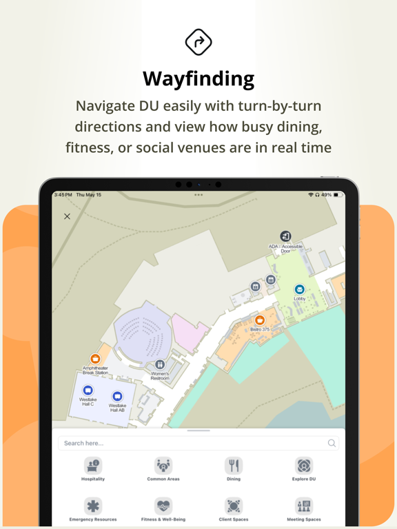 Deloitte University iPad screenshot 8 - Travel app