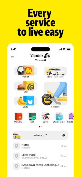 Yandex Go: Screenshot 1 von 8