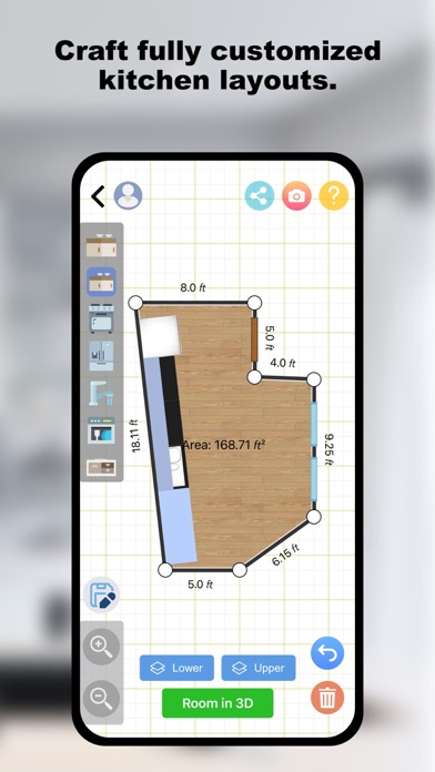 ARKitchen Kitchen Design Screenshot