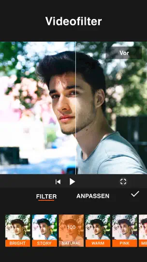 Screenshot von YouCut - Video Editor auf dem iPhone 8