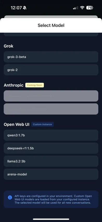 Alpha Iota AI Open LLM Client screenshot 5