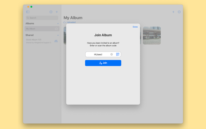 MingKi Album Widgets