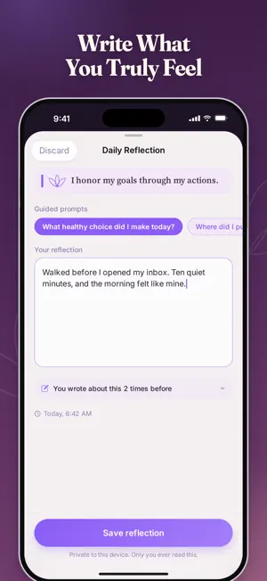 Bloom & Thrive Affirmations screenshot 2