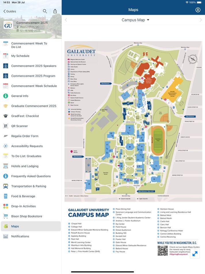 #2. Gallaudet University Guides (iOS) Podle: Gallaudet University